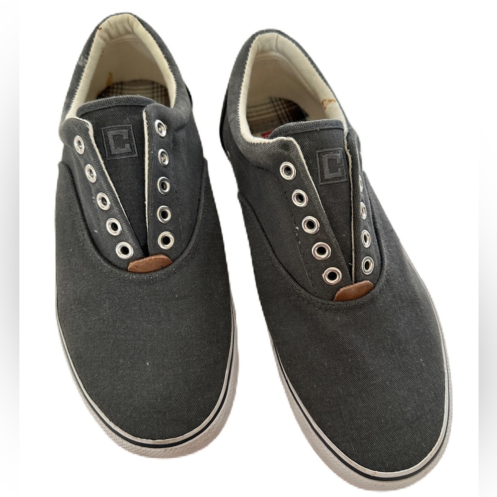 Chaps‎ Boat Loafers Men’s Size 10M Slip On No Laces Blu/Gray Color